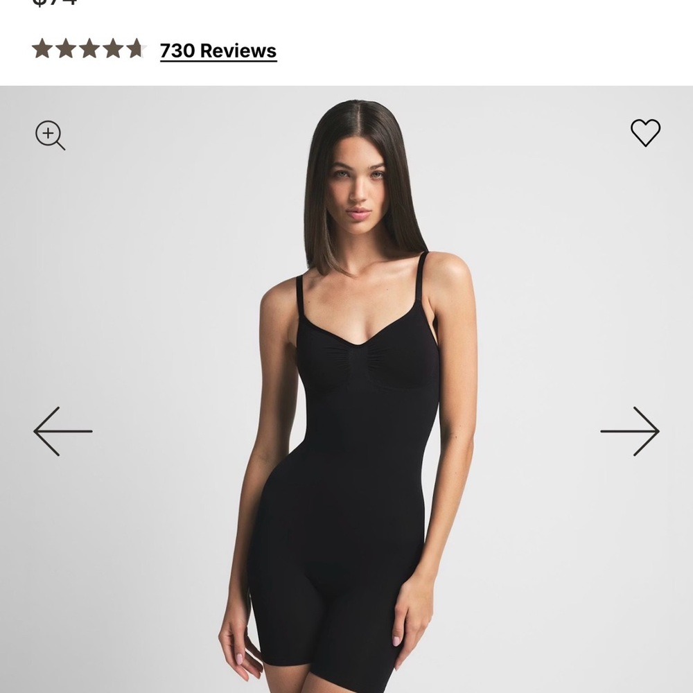 Black Sculpting Bodysuit Shapewear - Women